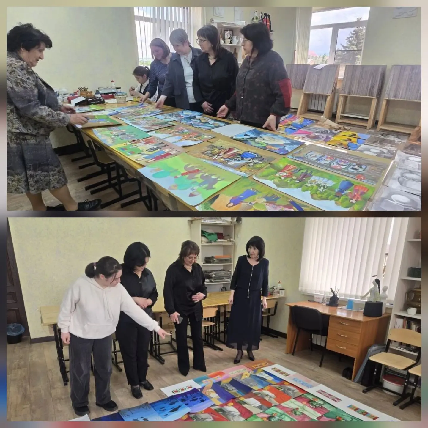🖼Итоговый просмотр работ учащихся художественного отделения ДШИ а.Псыж.