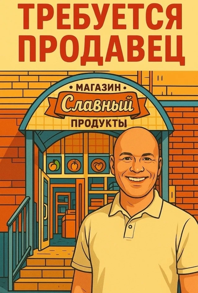 Требуются продавец!! 
В продовольственный магазин в Новом Городе 🏙️. 
График 2 \2 
Оплаты ежедневны