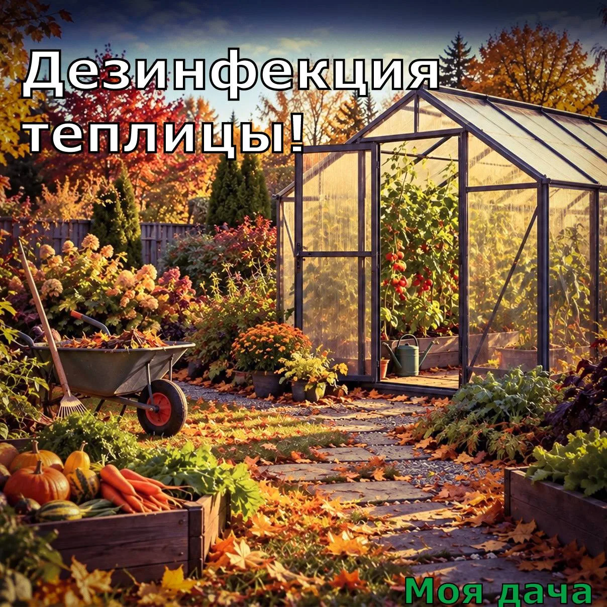 Дезинфекция теплицы 🧊