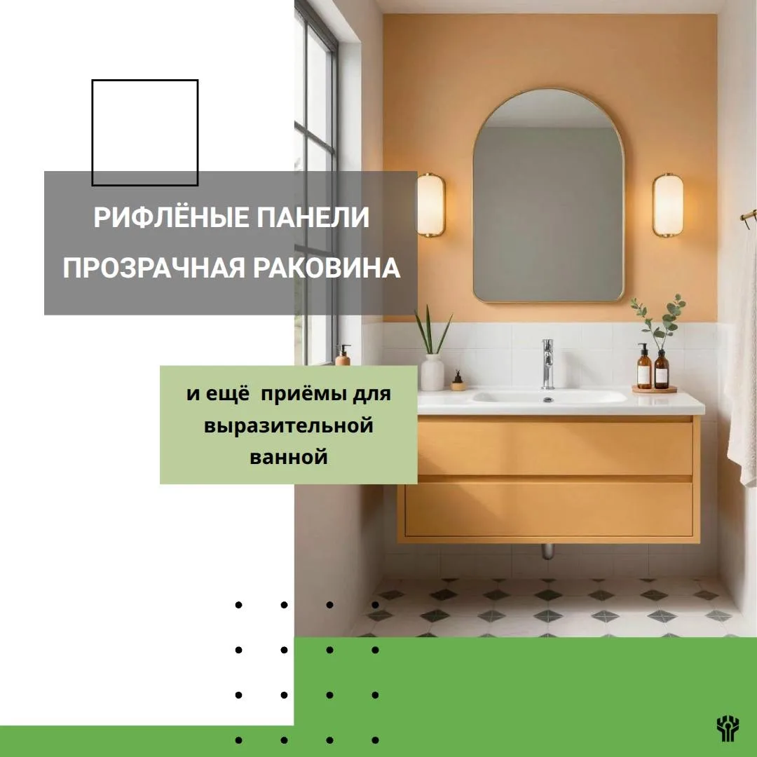 При разработке дизайна ванной комнаты в приоритете зачастую оказывается практичность. П...