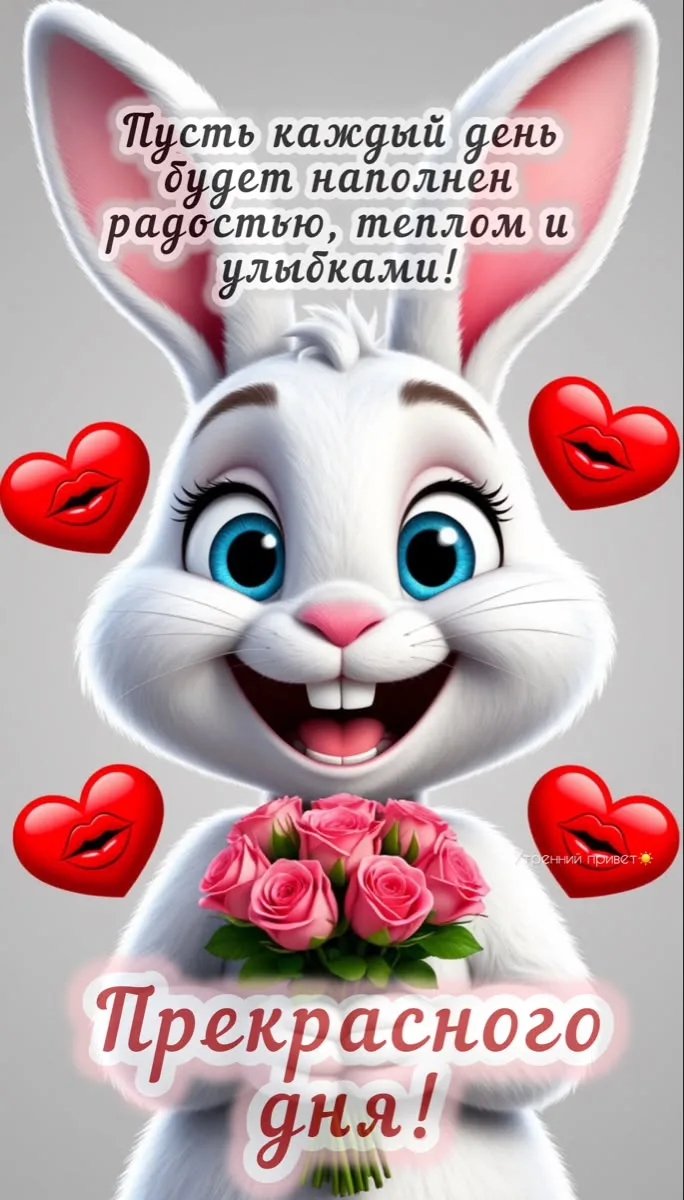 🥰 Ставьте реакции и делитесь открыткой с близкими ❤️