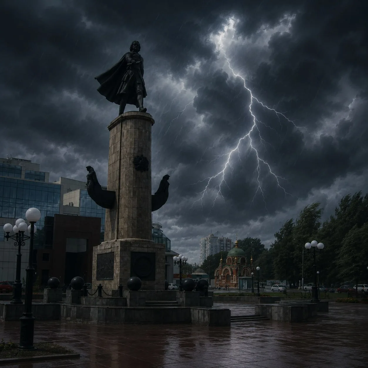 ⛈  Штормовое предупреждение объявили в Липецкой области на ближайшие три дня  По данным РСЧС, с 06:0