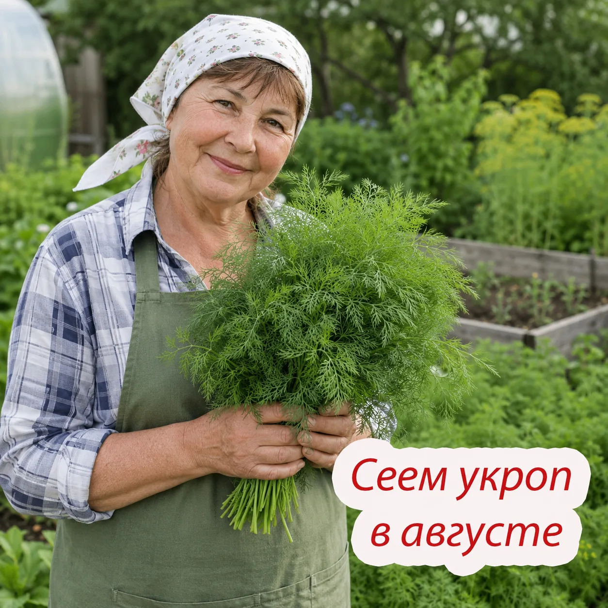 🌿 А вы знали, что в конце лета укроп может расти даже лучше, чем весной? 😍