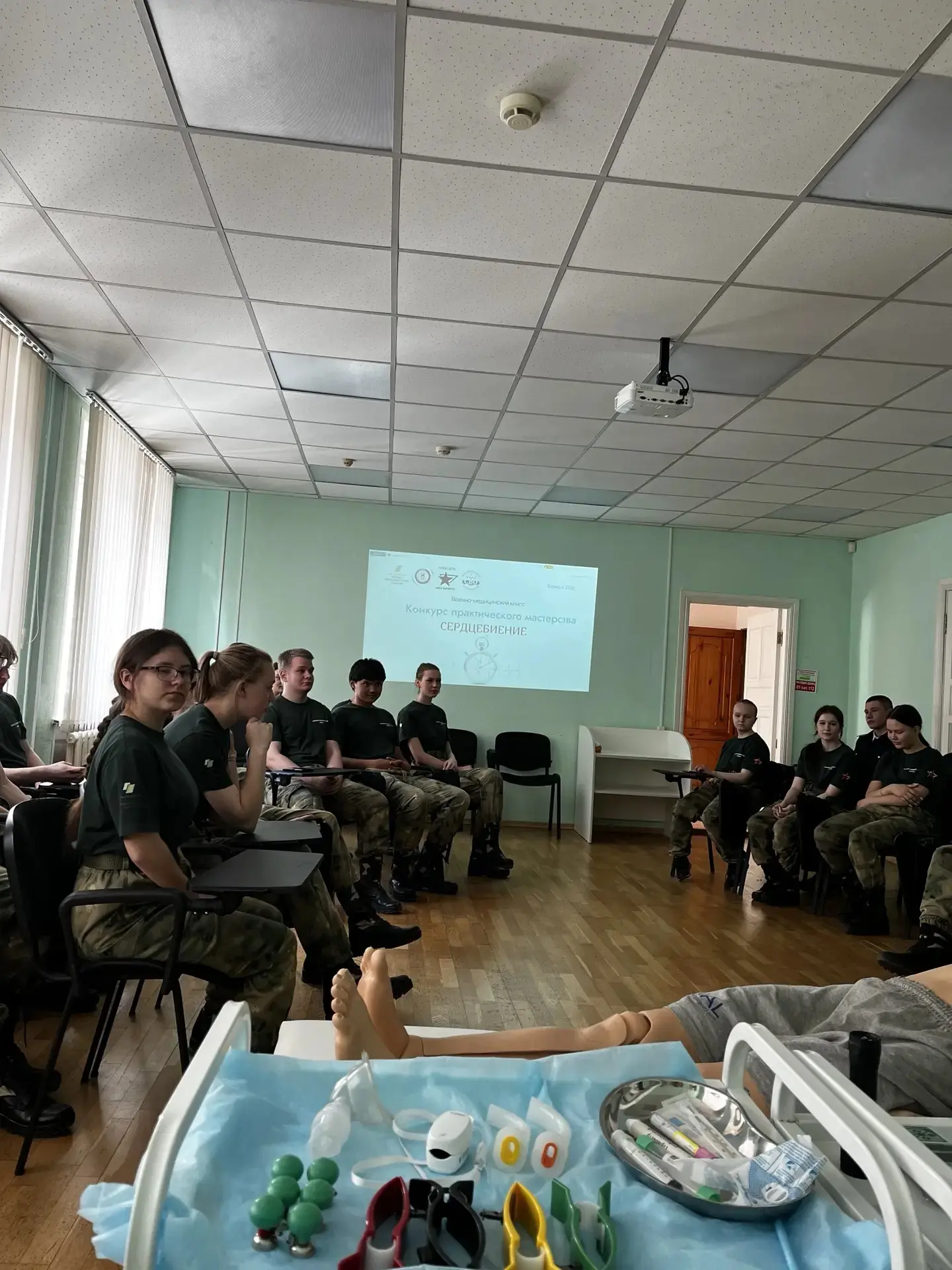 Прошедшая неделя в военно-медицинском классе была насыщена конкурсными научно-практичес...