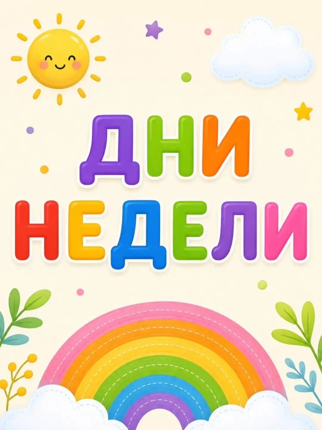 📅 Учим дни недели легко, без скучной зубрежки 😊

Малышам гораздо проще запоминать новое, когда обу