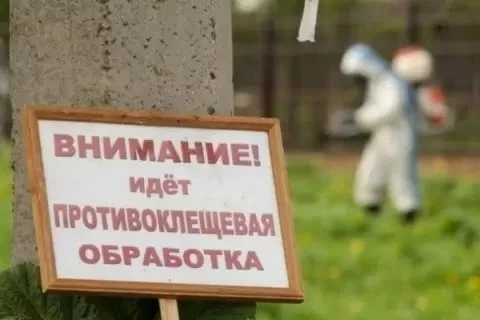 Общественные территории Бахчисарая обрабатывают от клещей.

Жителям ограничили посещение обработанны