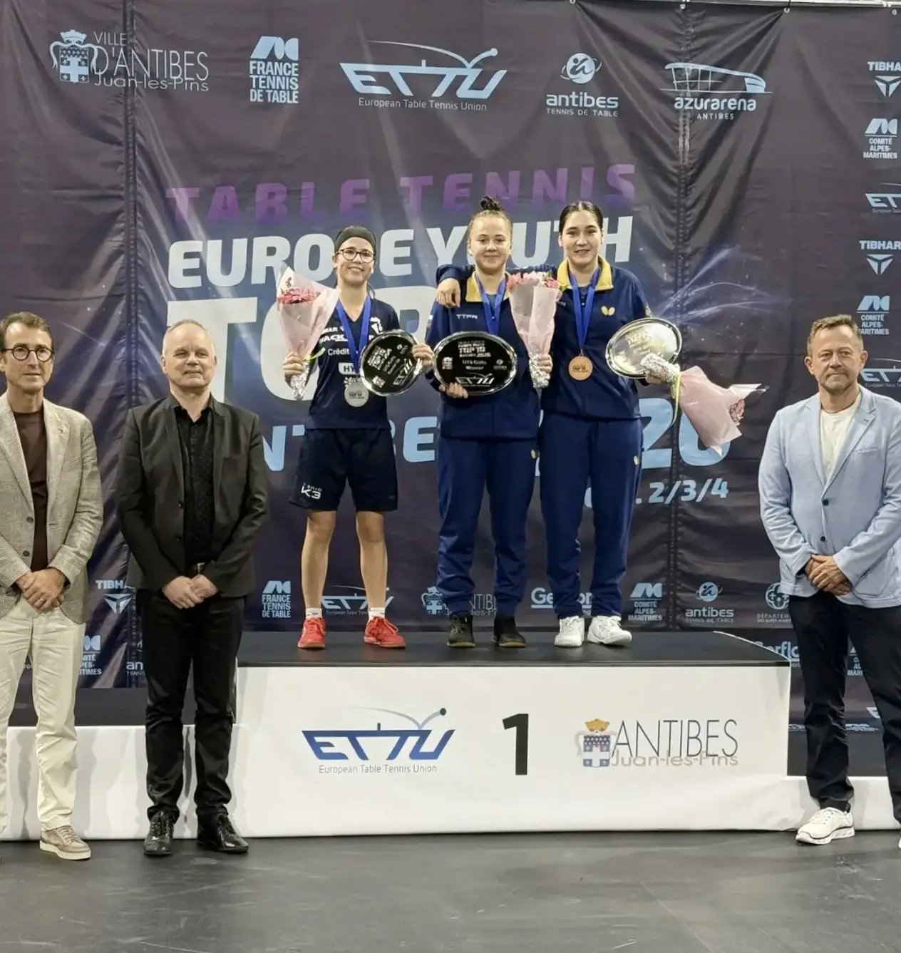 🏓Во Франции (г.Антиб) завершились международные соревнования по настольному теннису Eu...