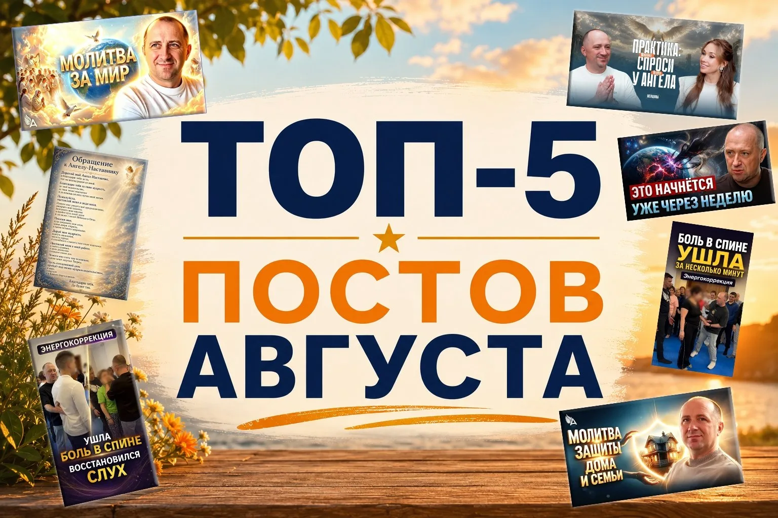 ТОП-5 ПОСТОВ АВГУСТА