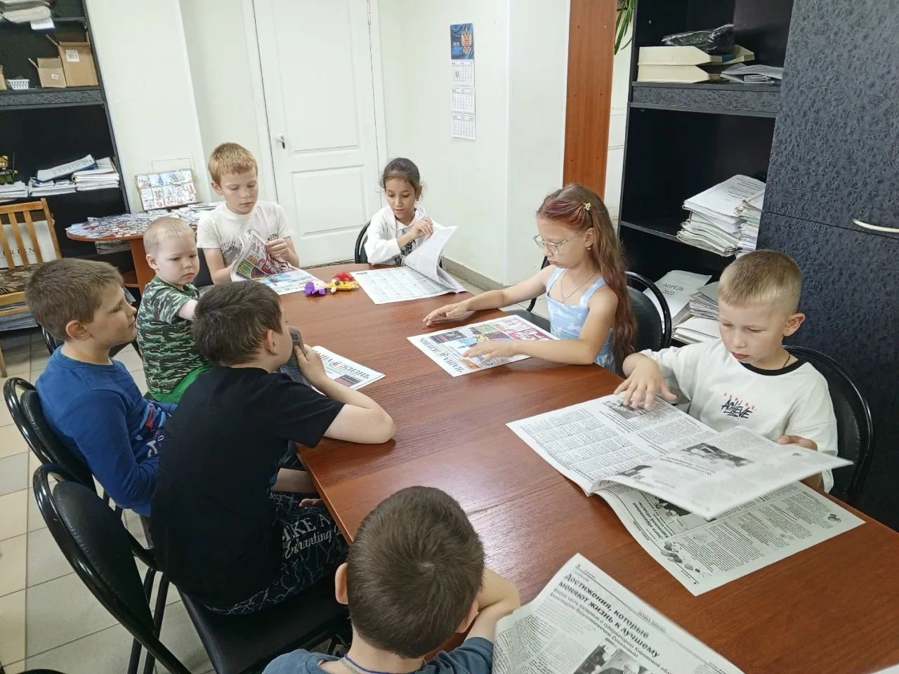 Посещение редакции газеты «Наша жизнь»