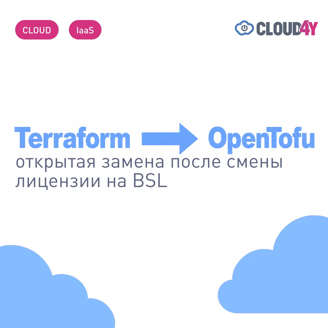 Смена лицензии Terraform на BSL в 2023 году сделала OpenTofu разумным выбором для коман...