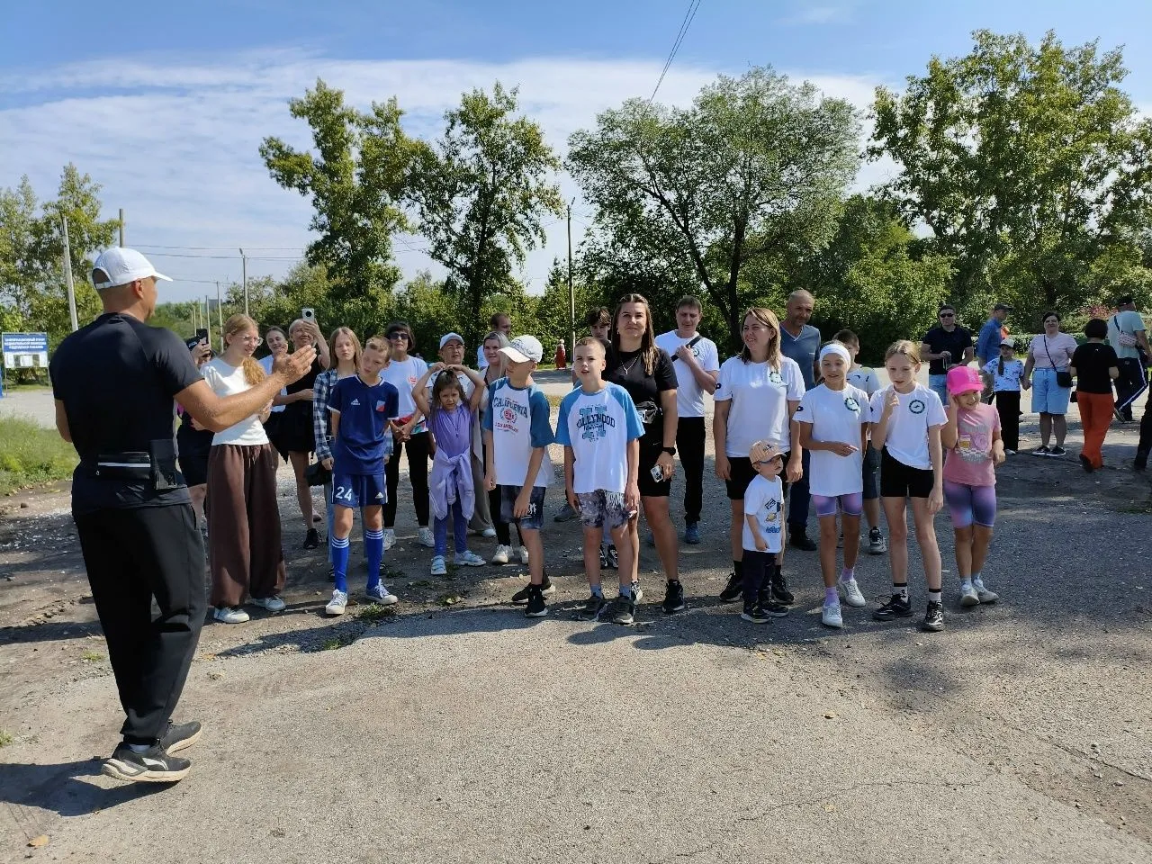В День Города в  Черногорске в городском парке  состоялся Финальный забег  оздоровитель...