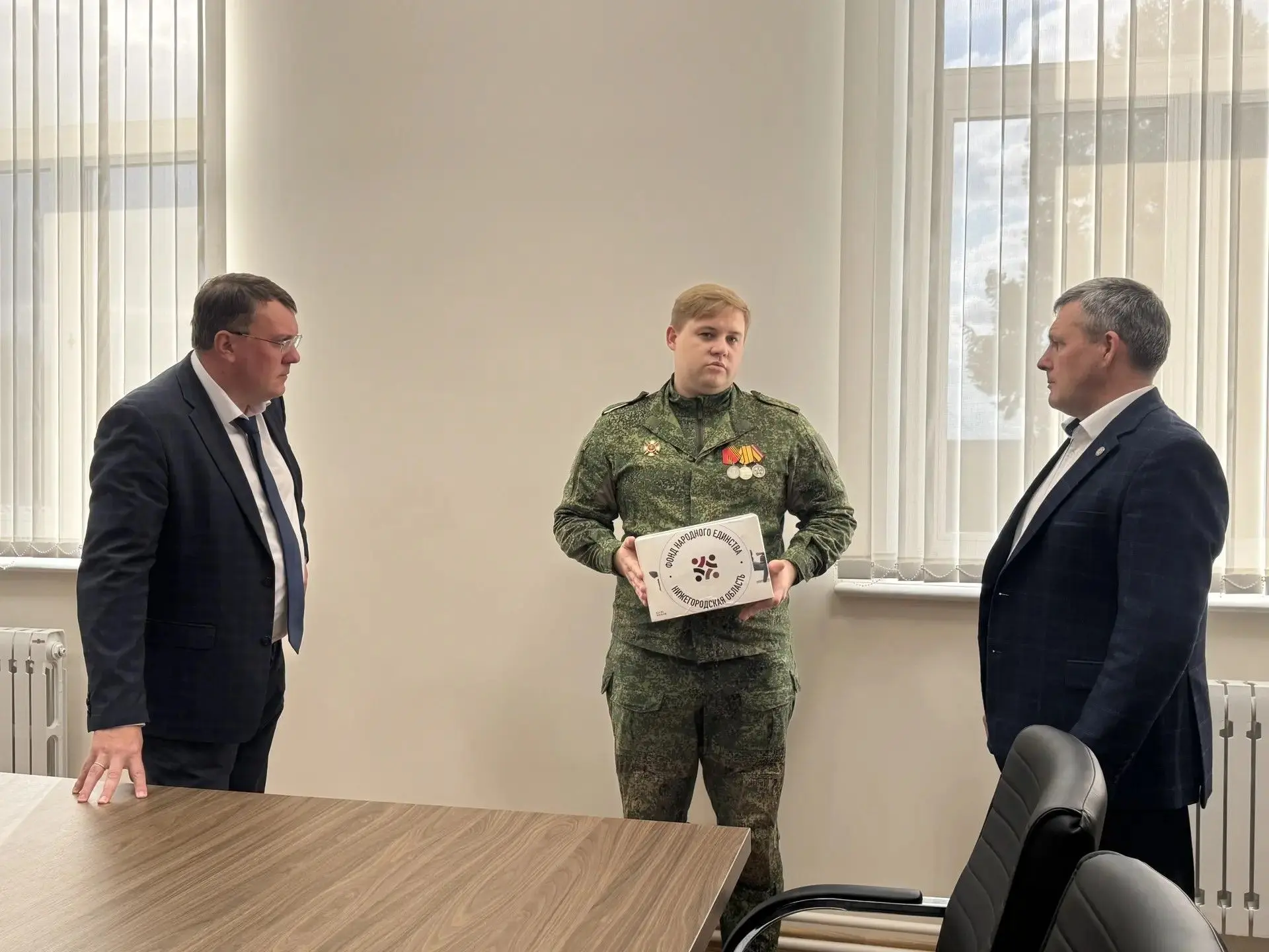 📍 Арзамасскому бойцу передали спецтехнику