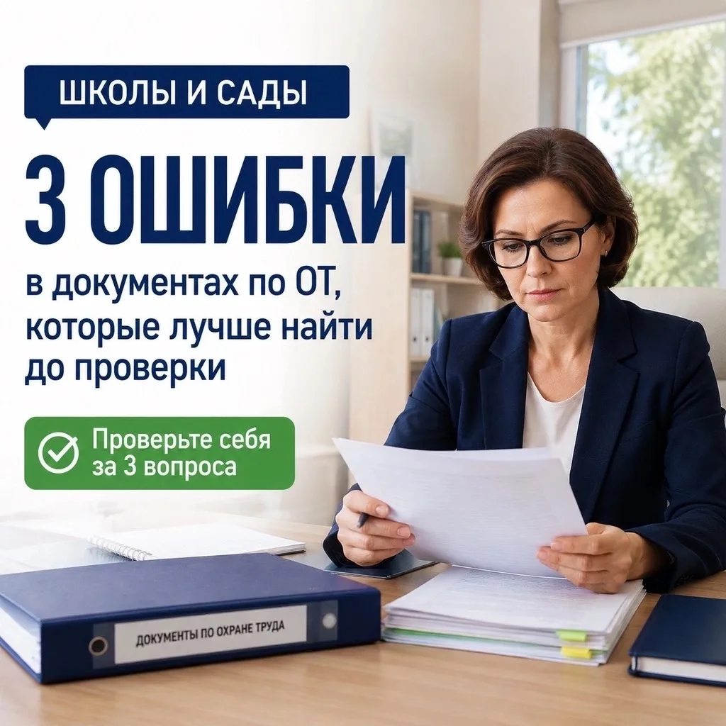 Охрана труда в школе и саду: 3 ошибки в документах, которые заметит прокуратура в сентябре