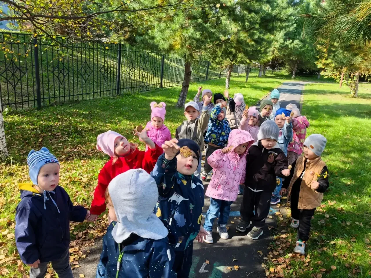 🍁 Наша волшебная осень на прогулке! 🍁