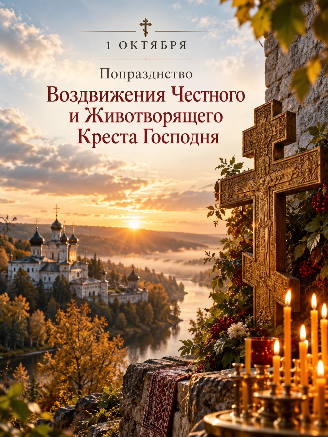 1 октября — попразднство Воздвижения Честного и Животворящего Креста Господня