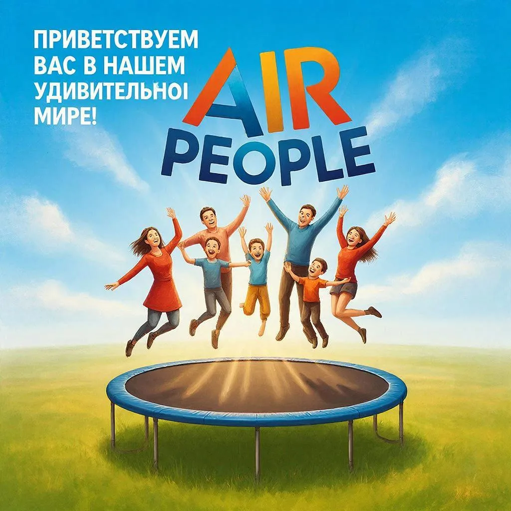 Добро пожаловать в мир воздушных приключений вместе с батутным центром AIR PEOPLE!

🌟 Здесь каждый 