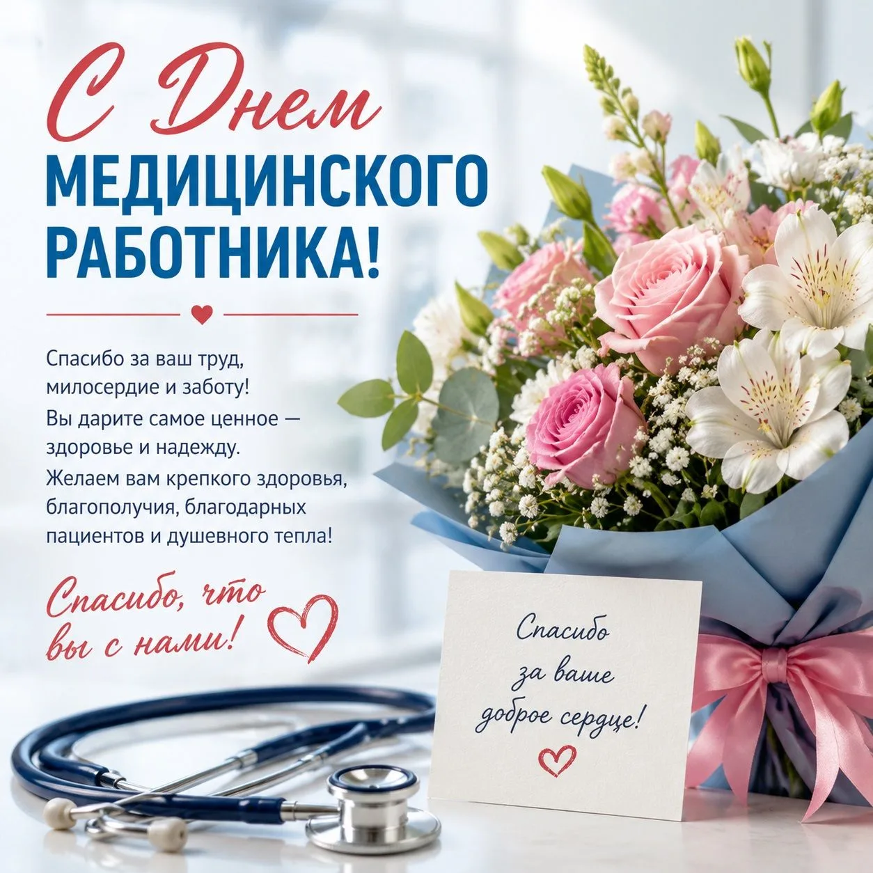 Дорогие медики, уважаемые ветераны здравоохранения!