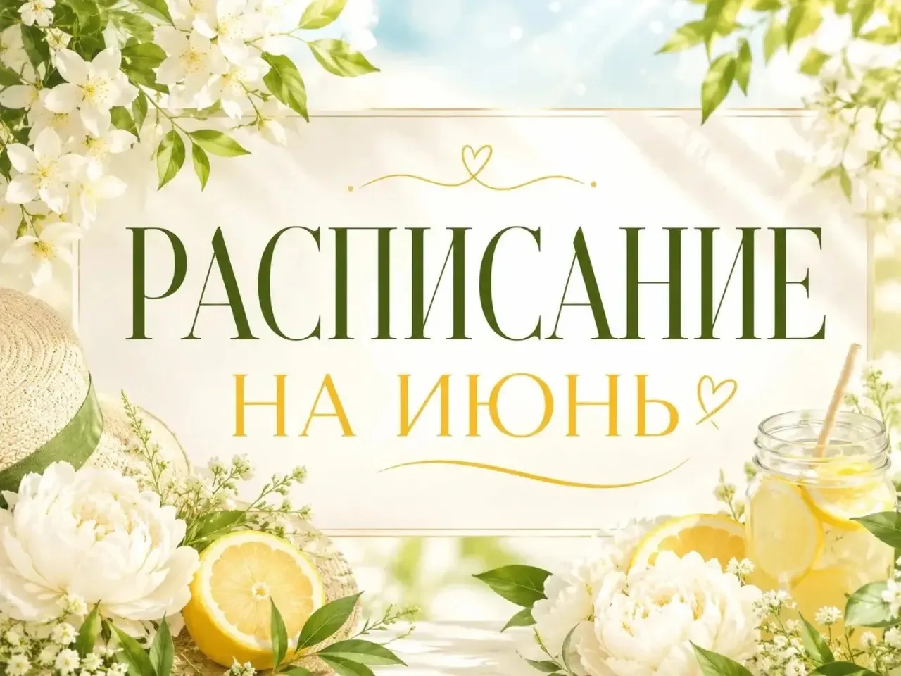 📅Расписание мастер-классов и событий на июнь в «Мегапользе»