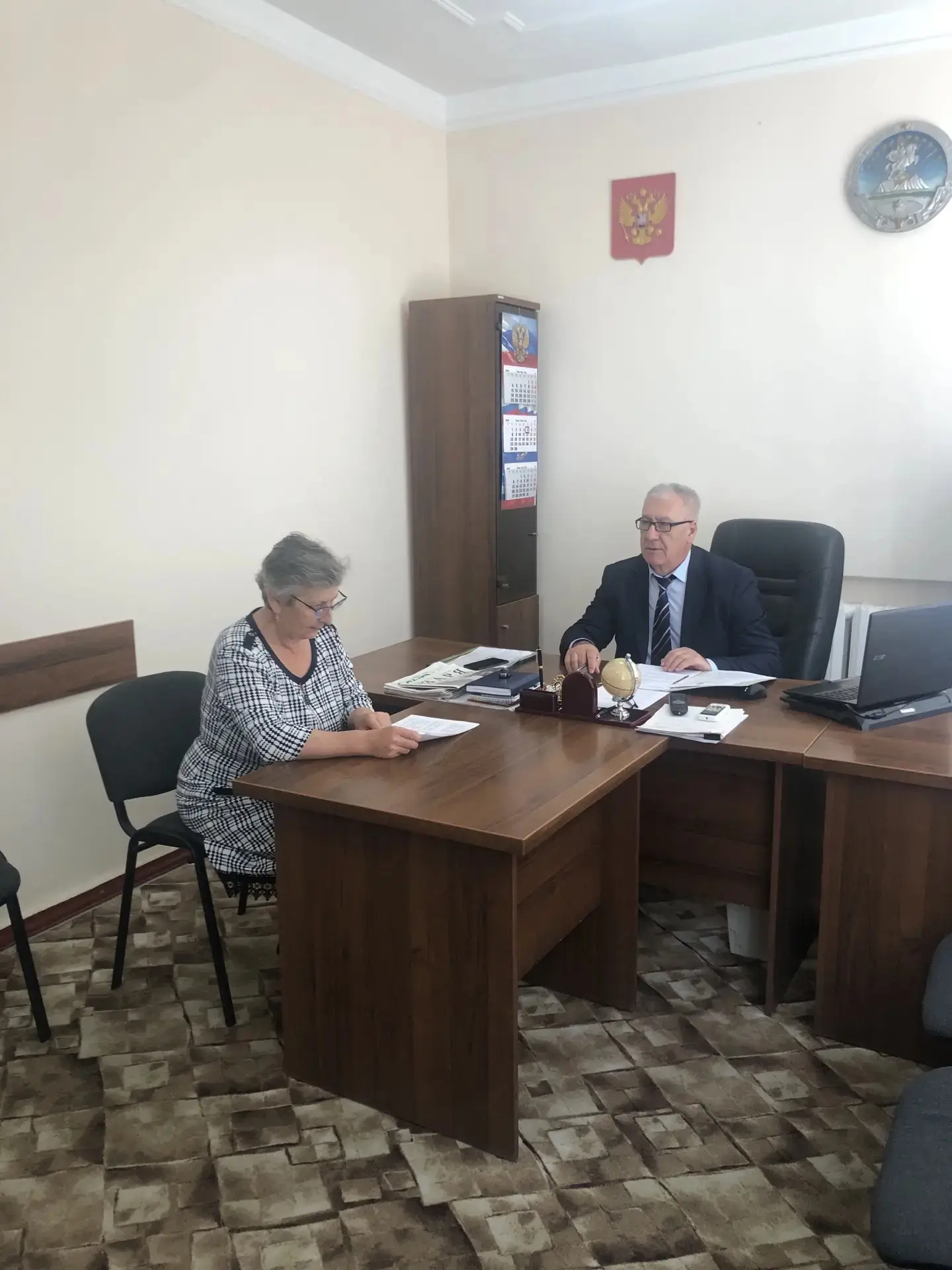 Рабочая встреча председателя Совета народных депутатов муниципального образования "Шовгеновский райо