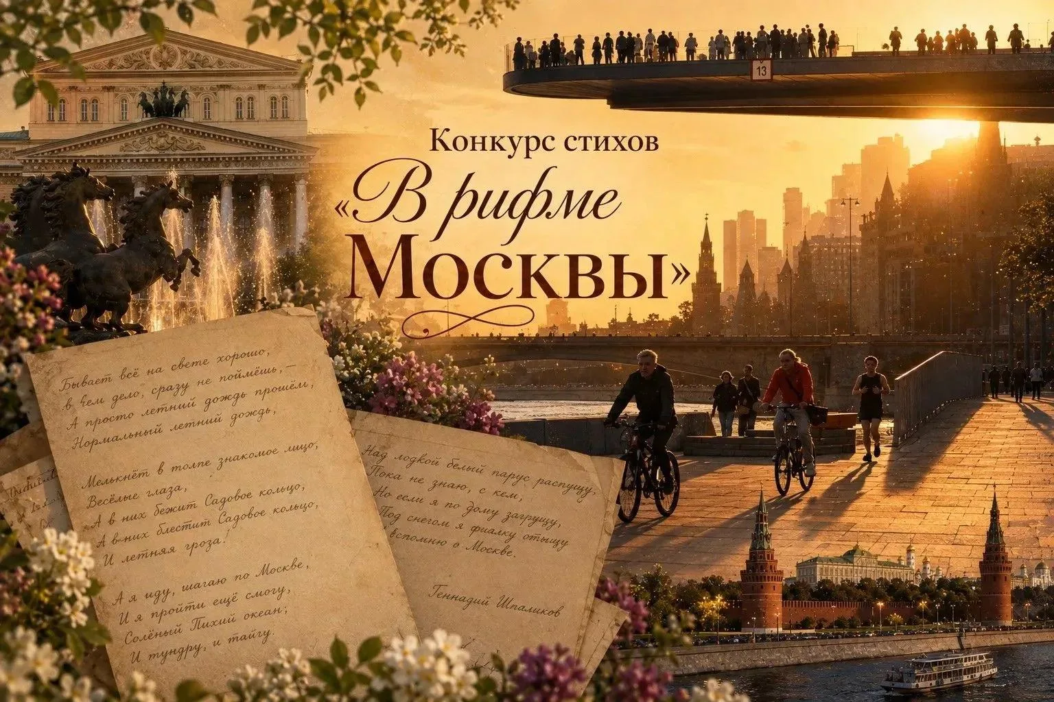 Хотите признаться в любви Москве? АиФ объявляет новый конкурс стихов о столице