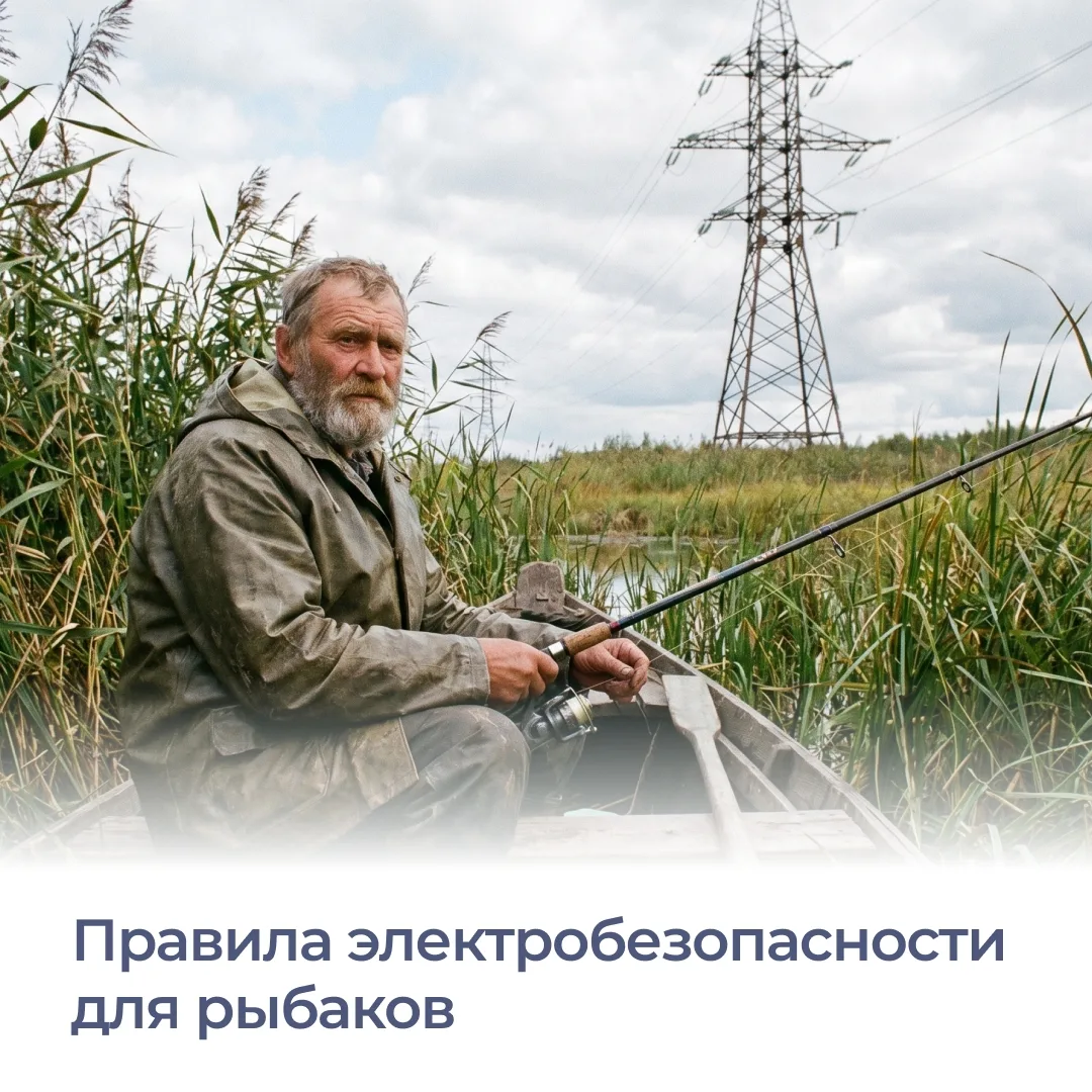 Электробезопасность должен соблюдать каждый, в том числе и рыбаки.