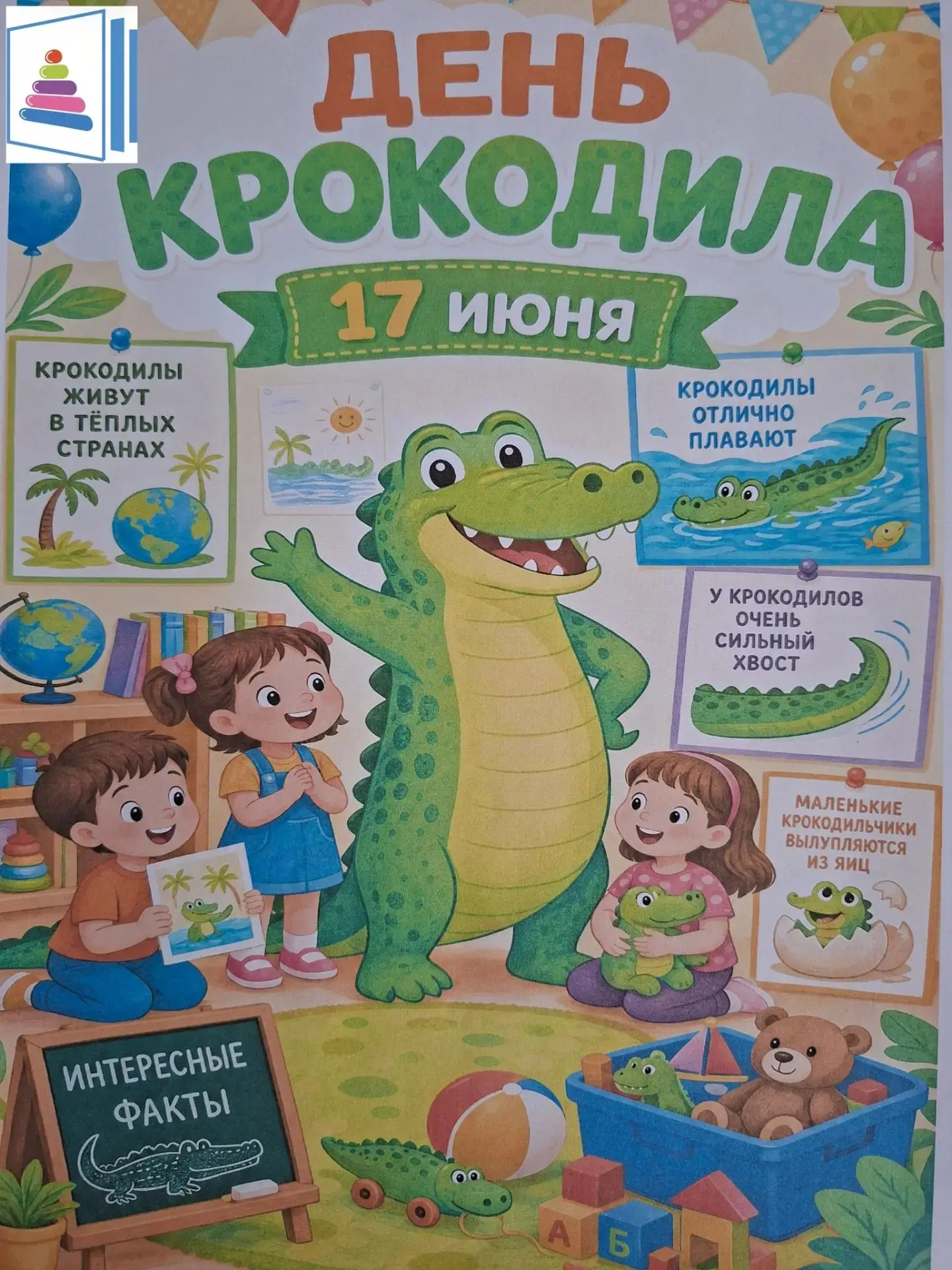 🐊 Зубастый, но совсем не страшный! 
Как прошёл День крокодила в подготовительной группе

Что же мы 