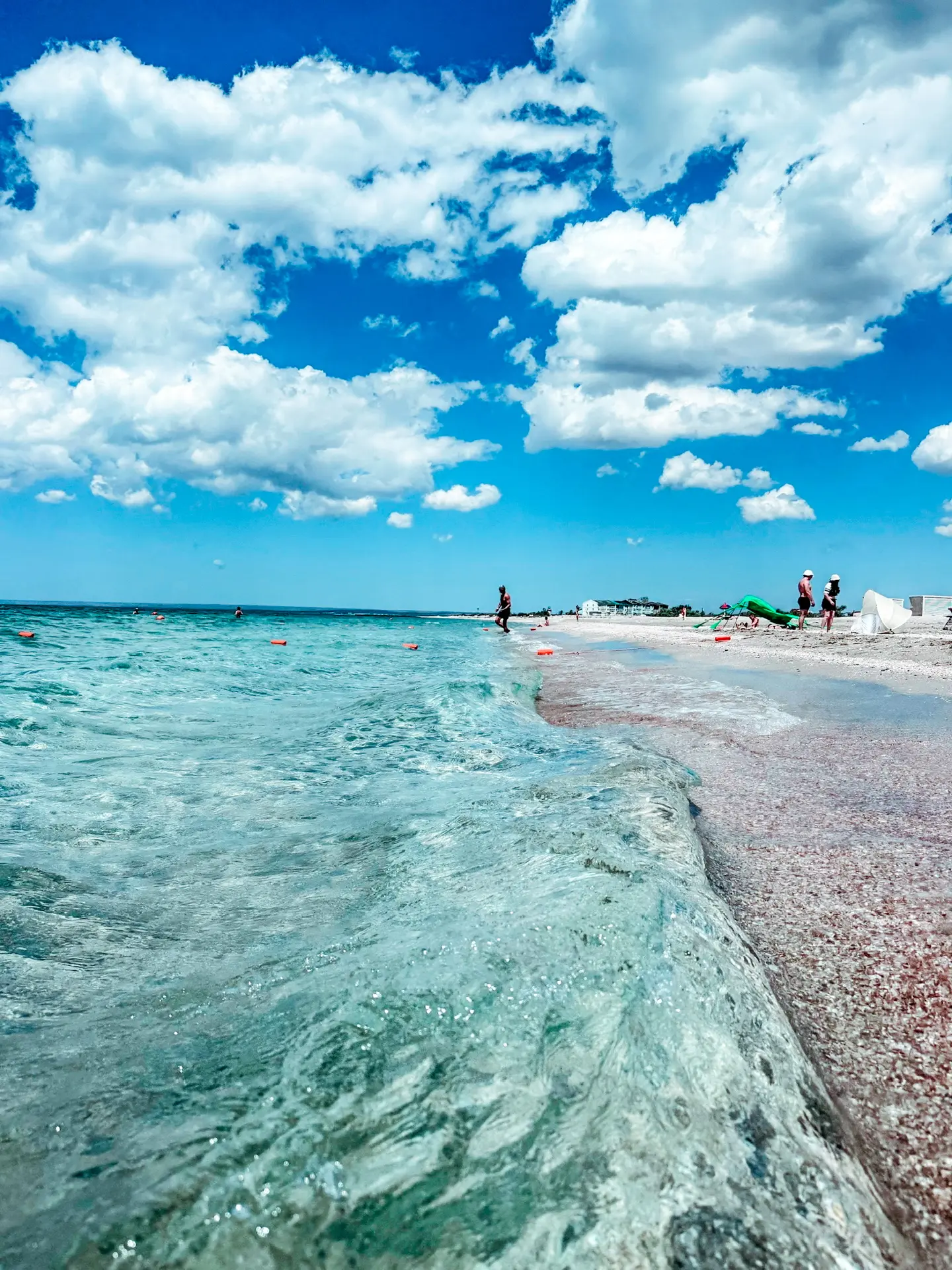 📍Мирный 
Южная коса сегодня🌊☁️