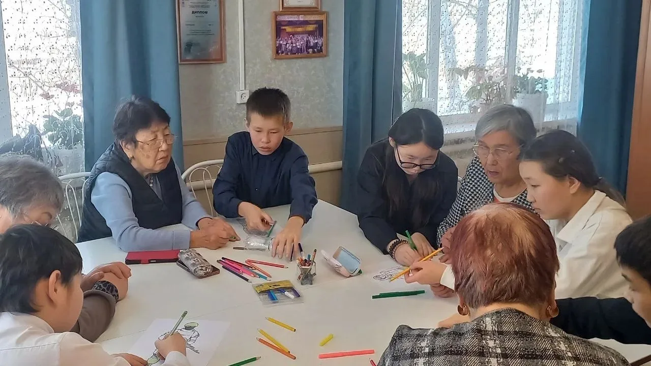 Рисуем с внуками