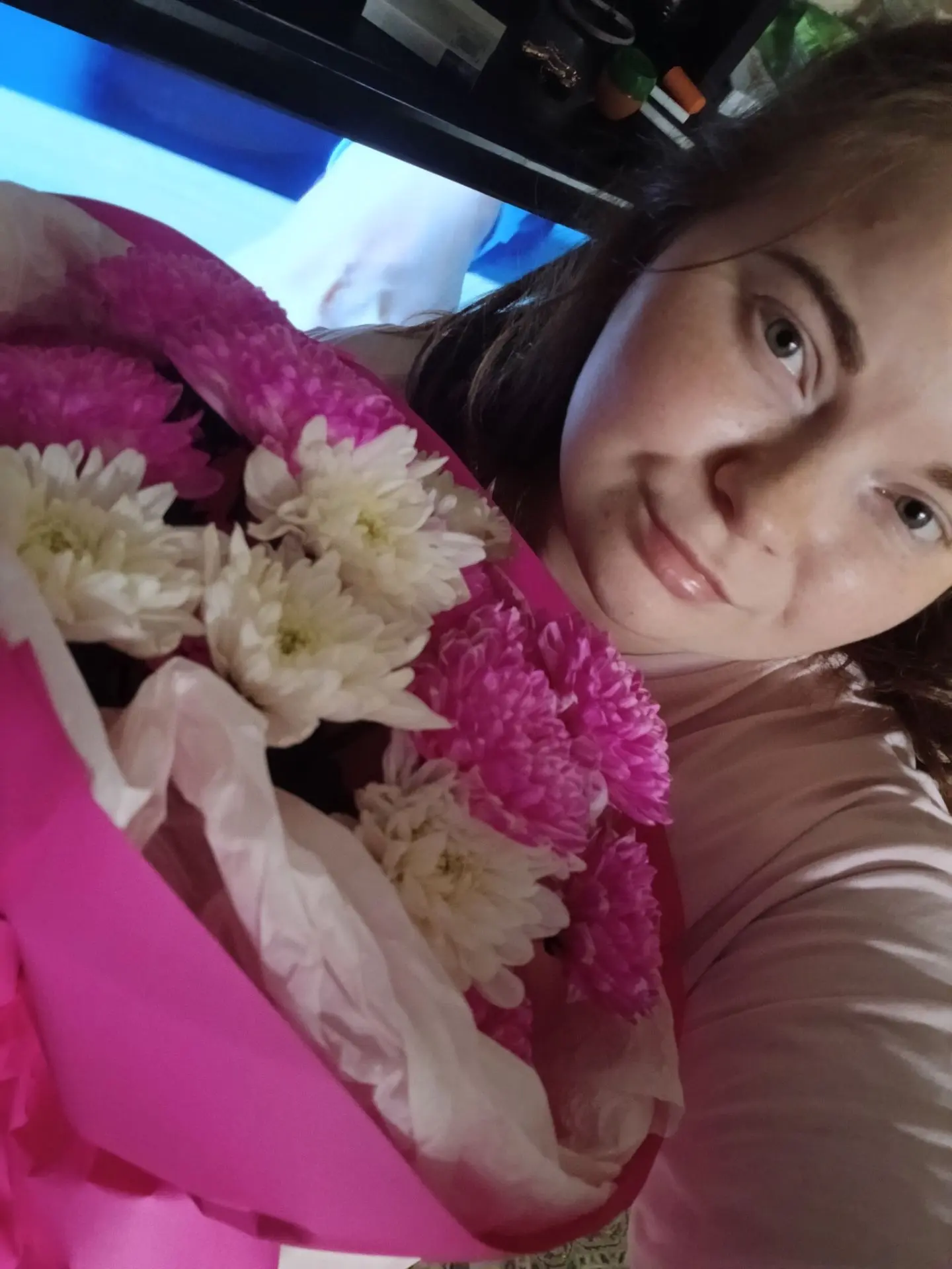 Цветочки от любимки на ночь🥰🩷