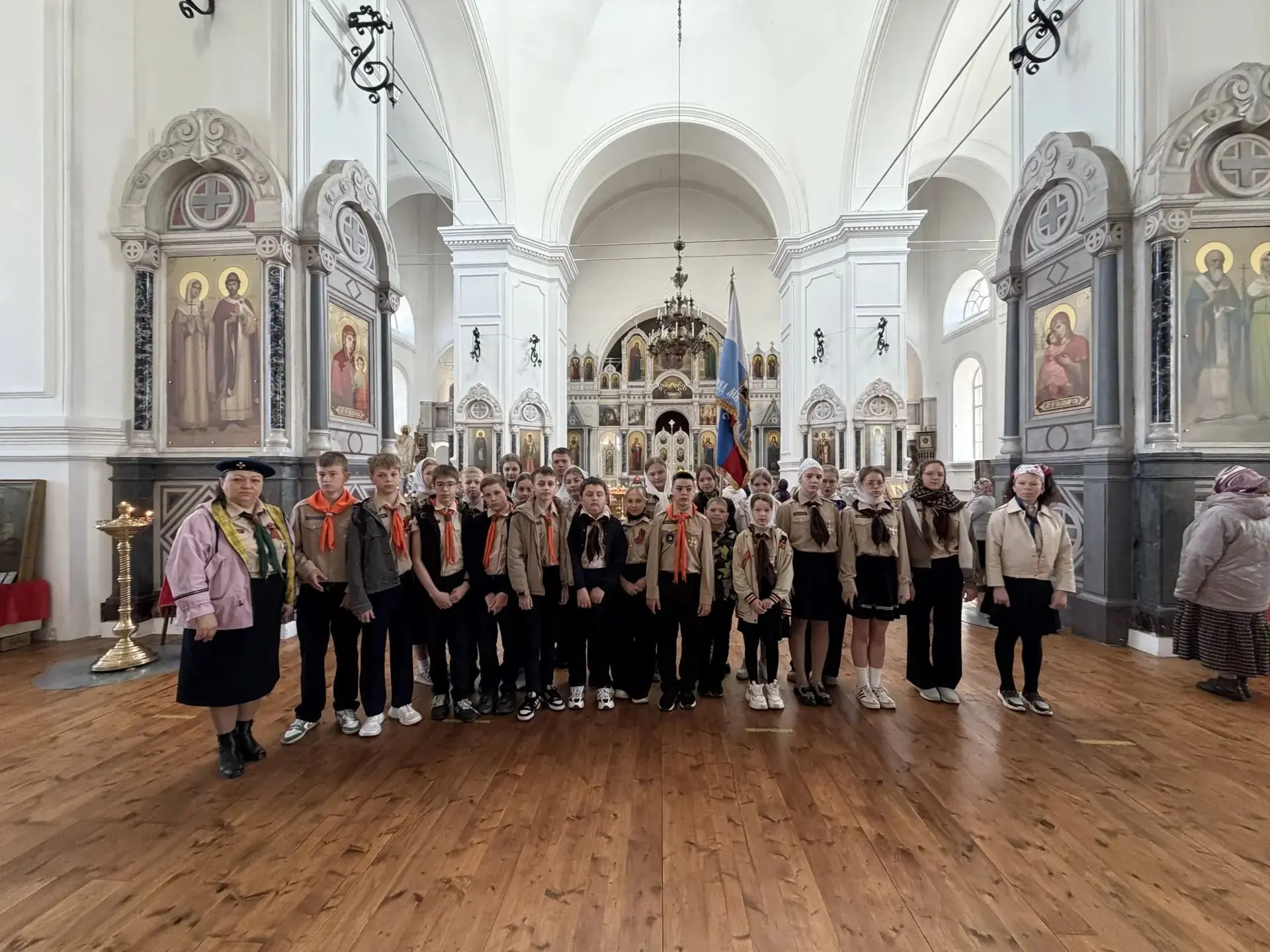 В День памяти Георгия Победоносца, первого воина-святого, покровителя скаутов-разведчиков, отряд 69 