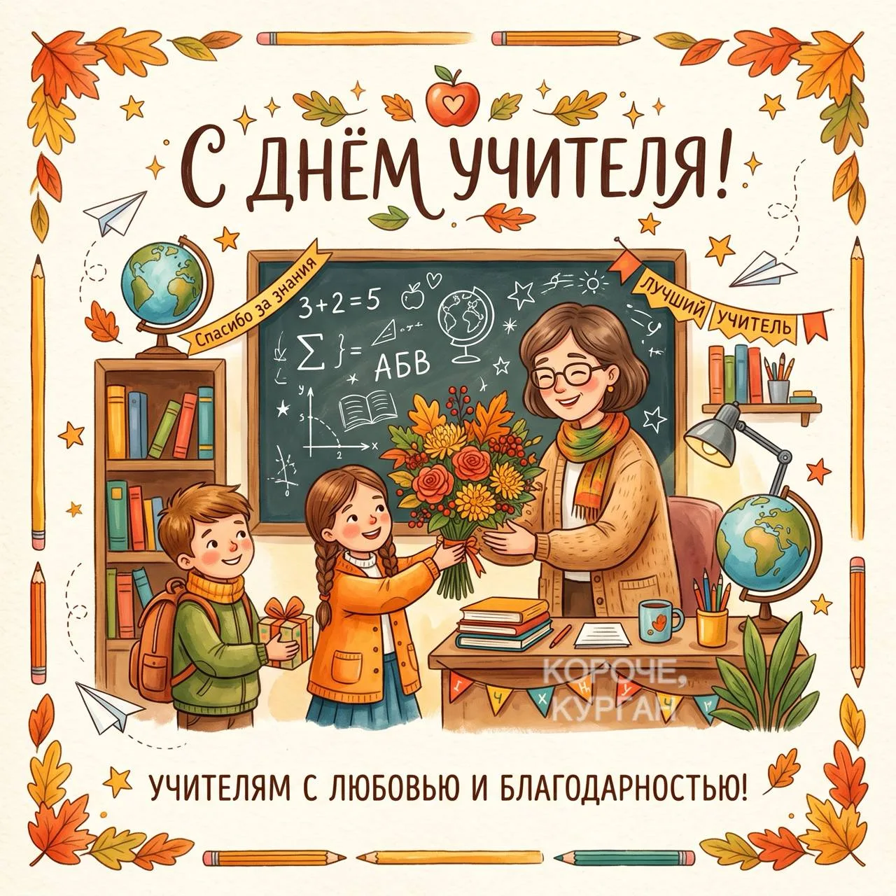 👩‍🏫 Сегодня — День учителя.