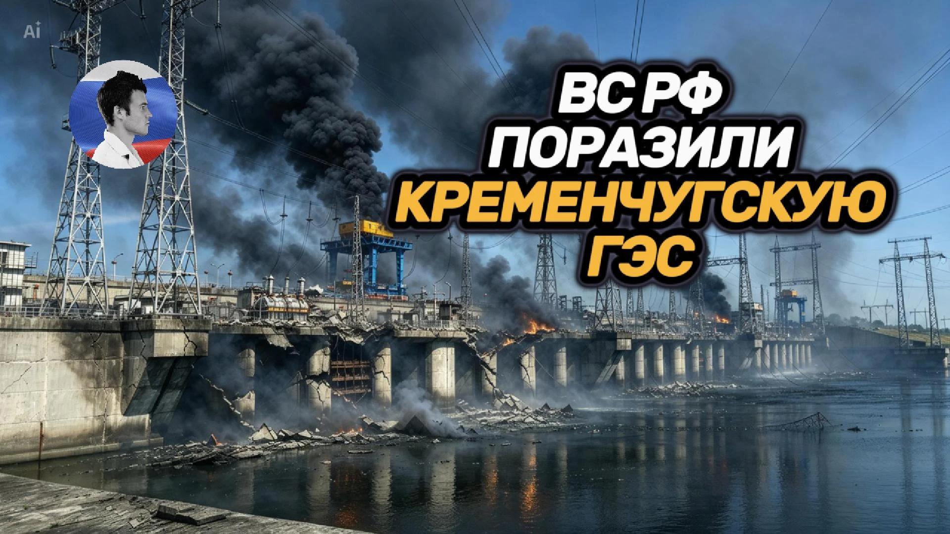 ВС РФ нанесли удар по Кременчугской ГЭС и другим энергообъектам Украины