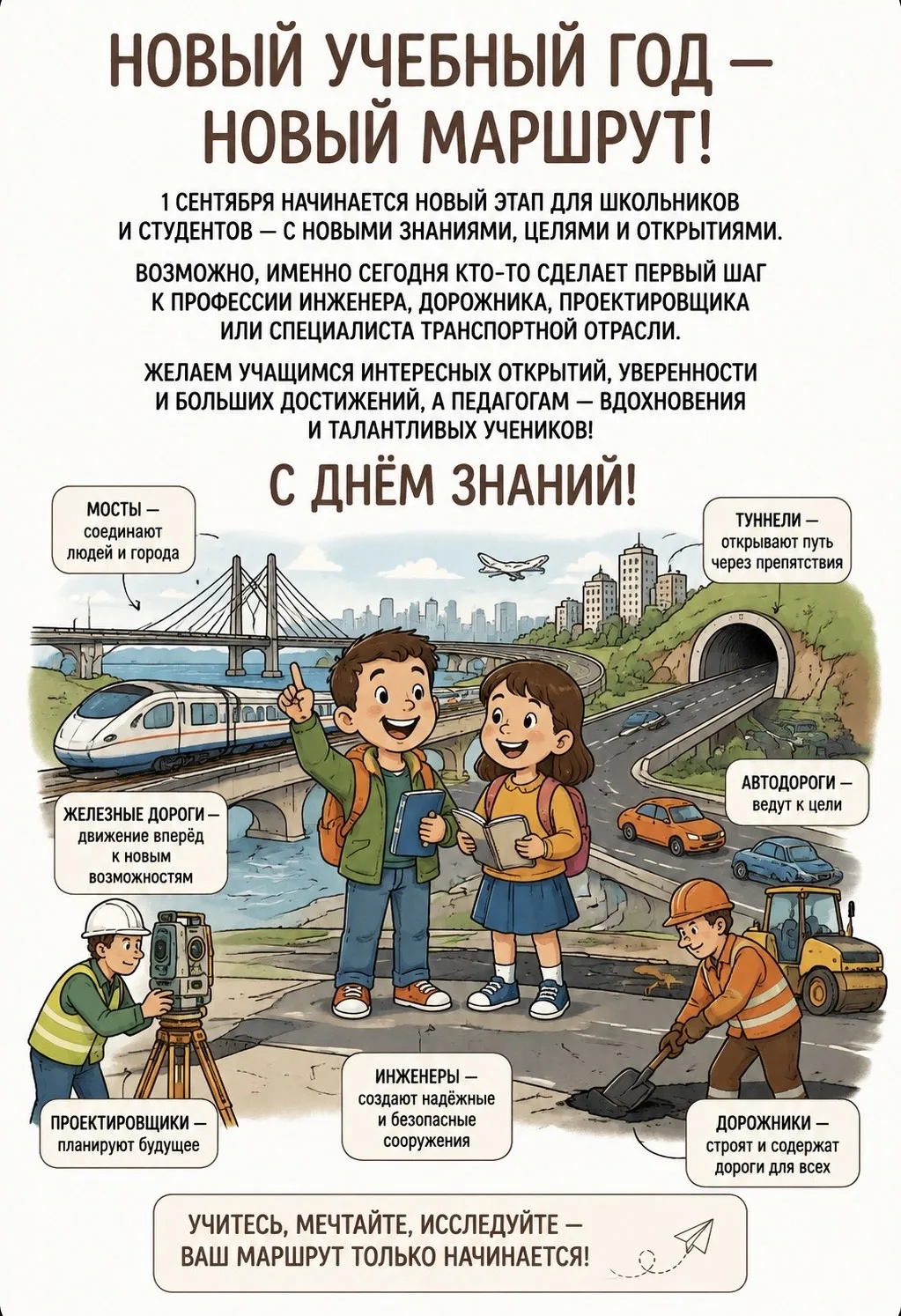Новый учебный год — новый маршрут