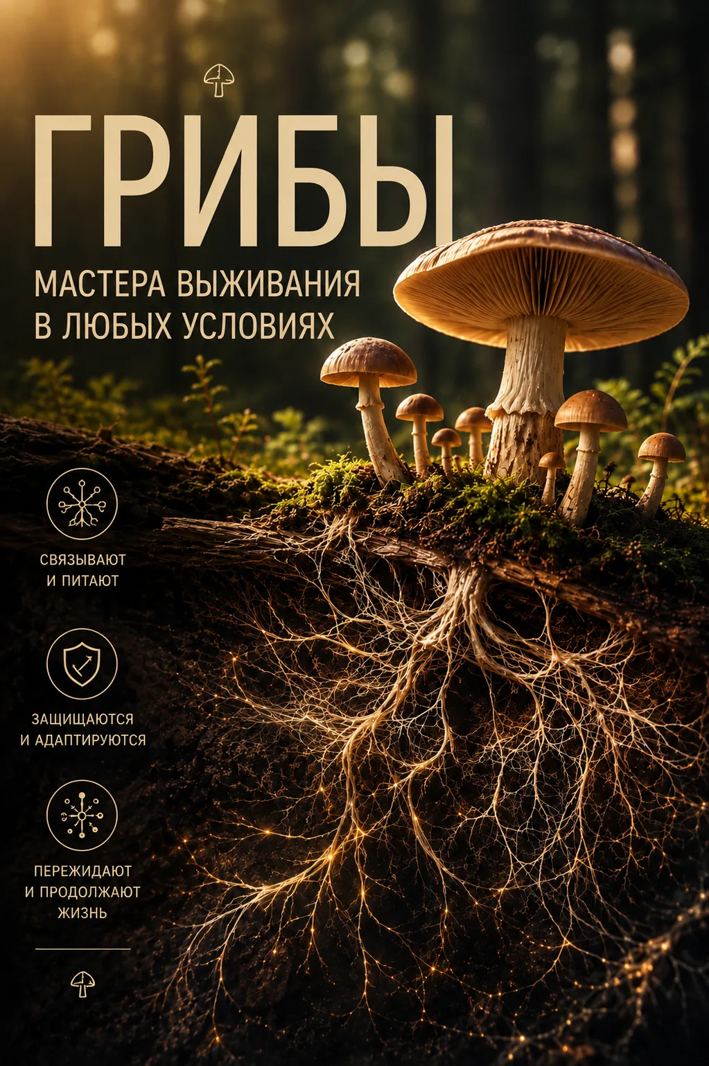 Почему грибы умеют выживать там, где другим организмам сложно?👀