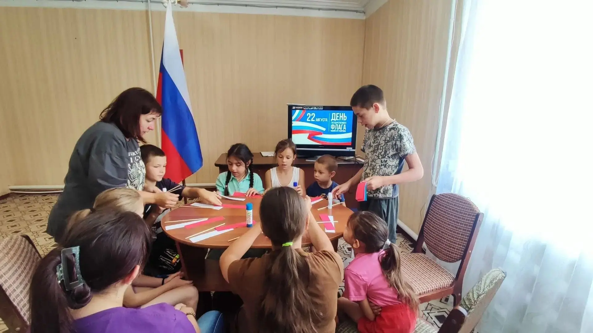 21 августа, в преддверии Дня Государственного флага России, специалисты Дома культуры п...