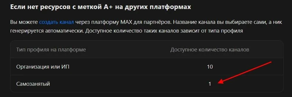 MAX открыл возможность для самозанятых создавать публичный канал и чат-боты