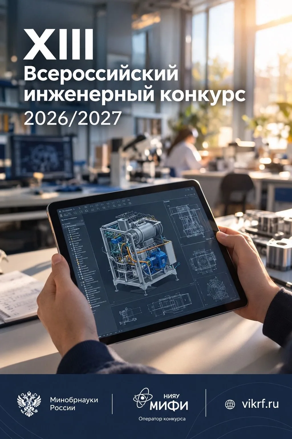 🚀Стартует XIII Всероссийский инженерный конкурс (ВИК) 2026/2027!