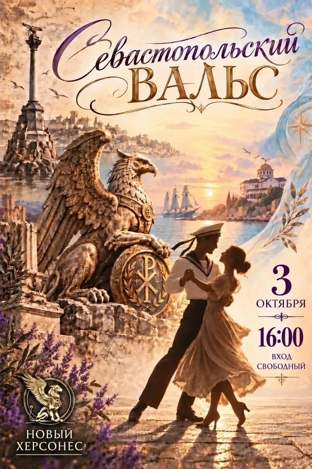 ✨ Вечер «Хранители традиций: Севастопольский вальс» – уже завтра в Новом Херсонесе!