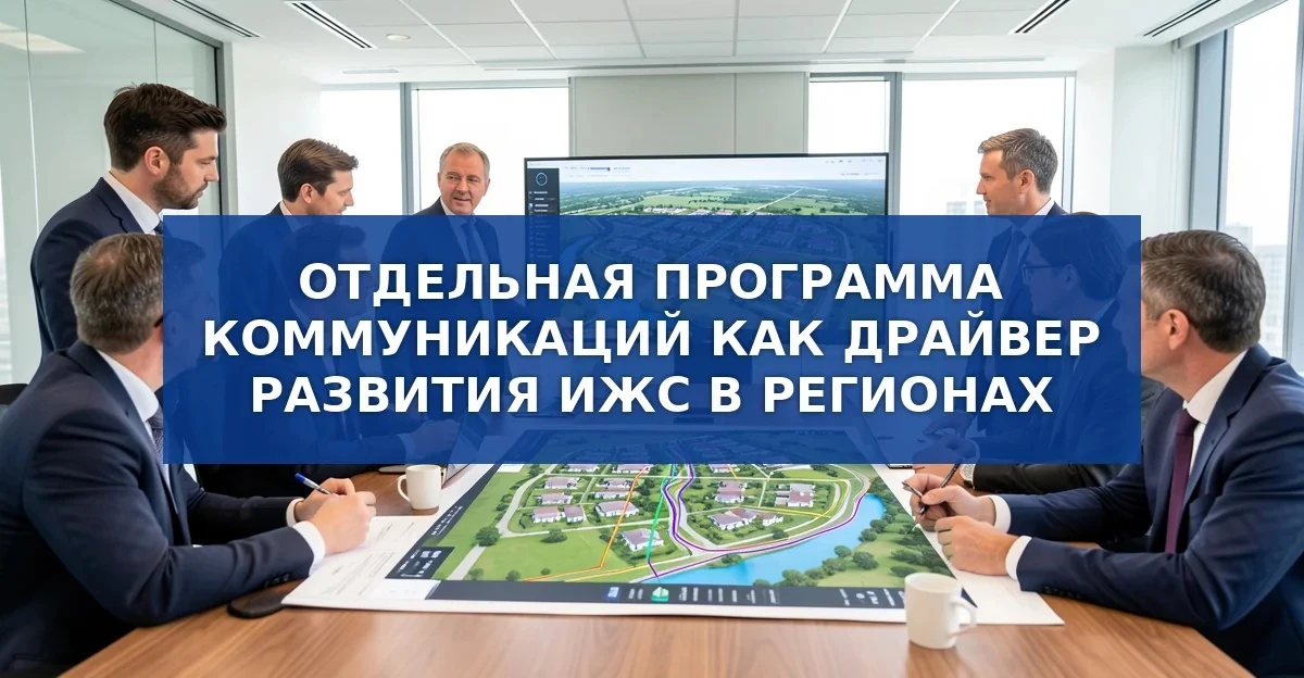 Почему коммуникации важны для индивидуального жилищного строительства
