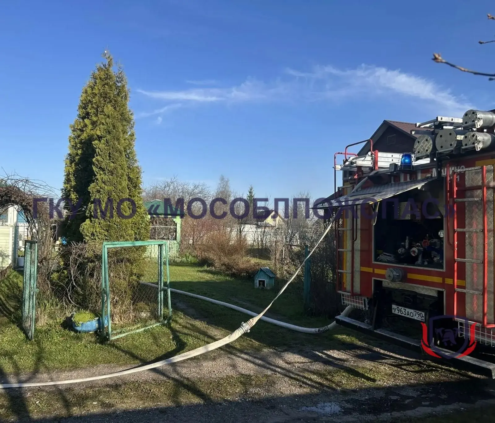 ⛔️ В Ступинском округе огнеборцы ликвидировали пожар в бане 💦  🔥 Вчера на территории СНТ "Березки-НТ