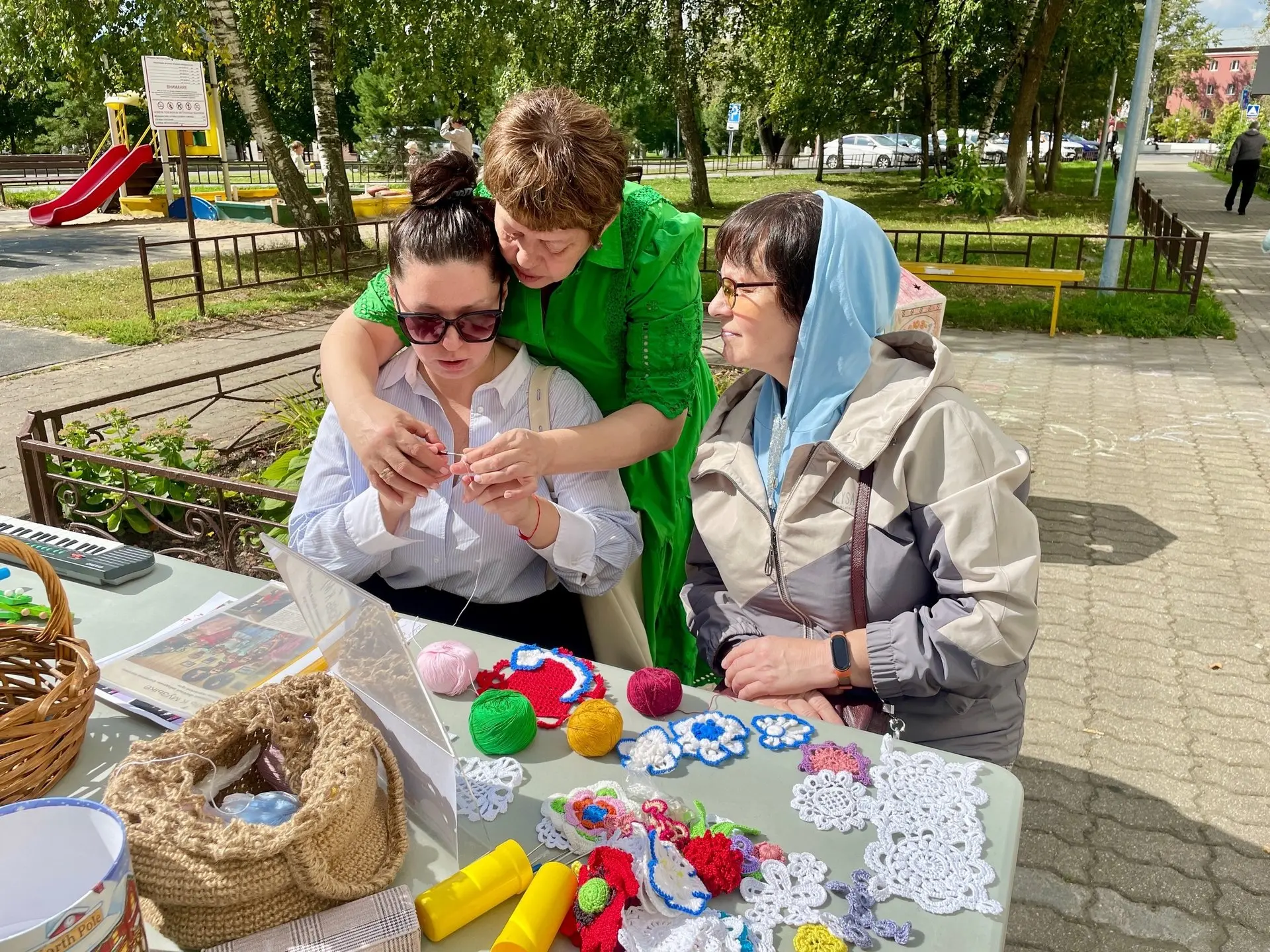 Сегодня на Дне открытых дверей на площадке перед