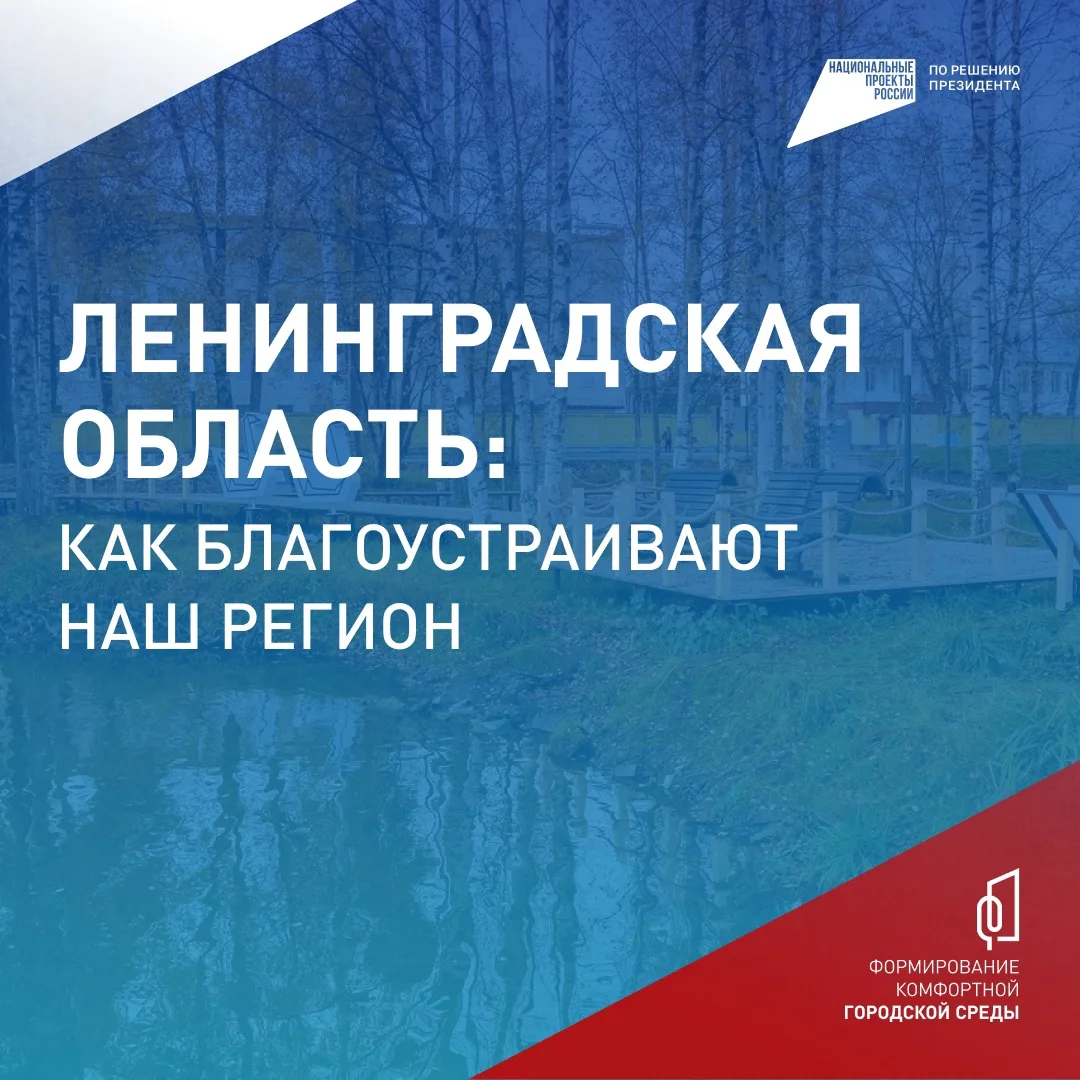 Жители Ленинградской области выбирают дизайн-проекты для новых общественных пространств.