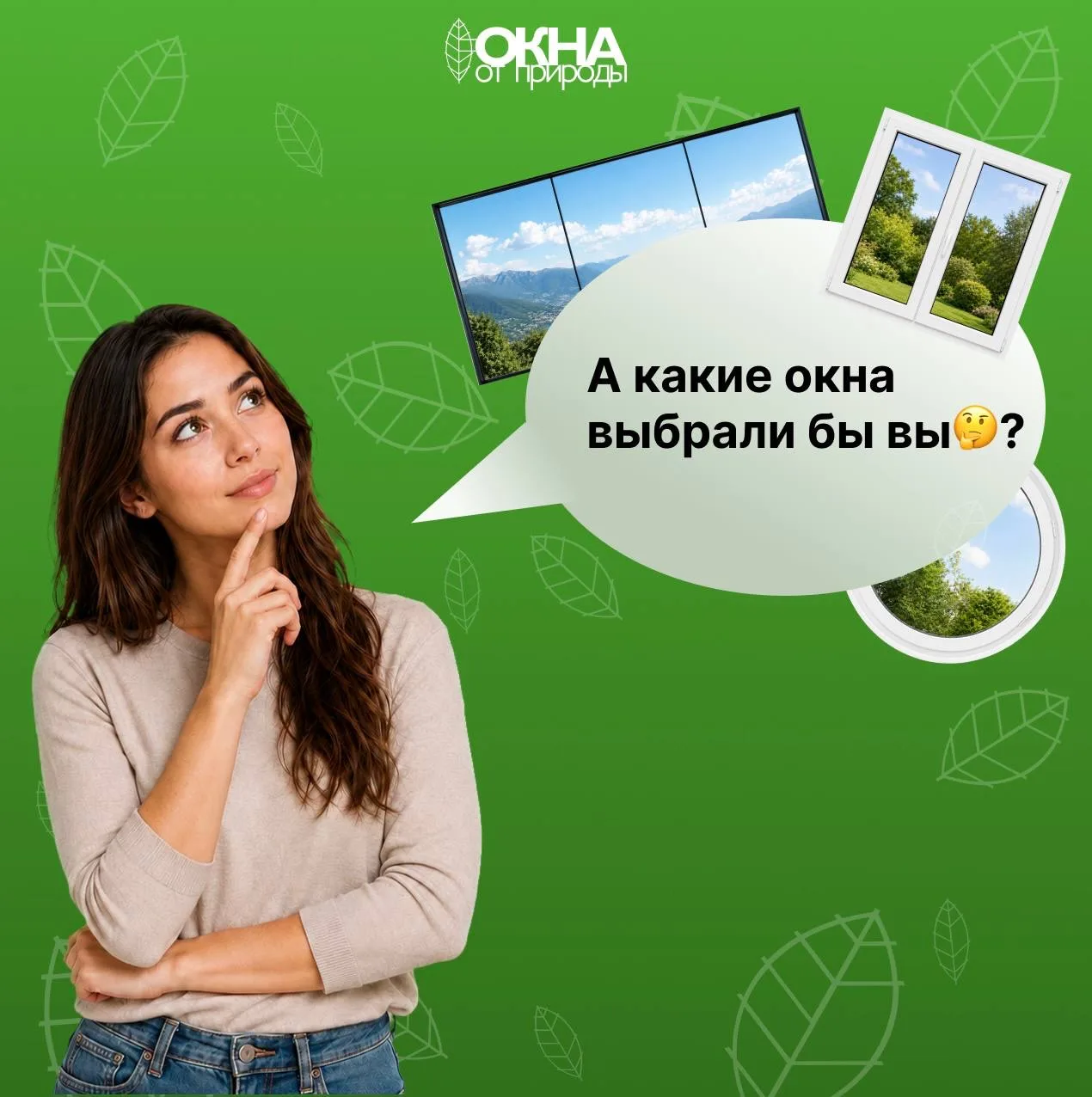 🏡 А какие окна выбрали бы вы?