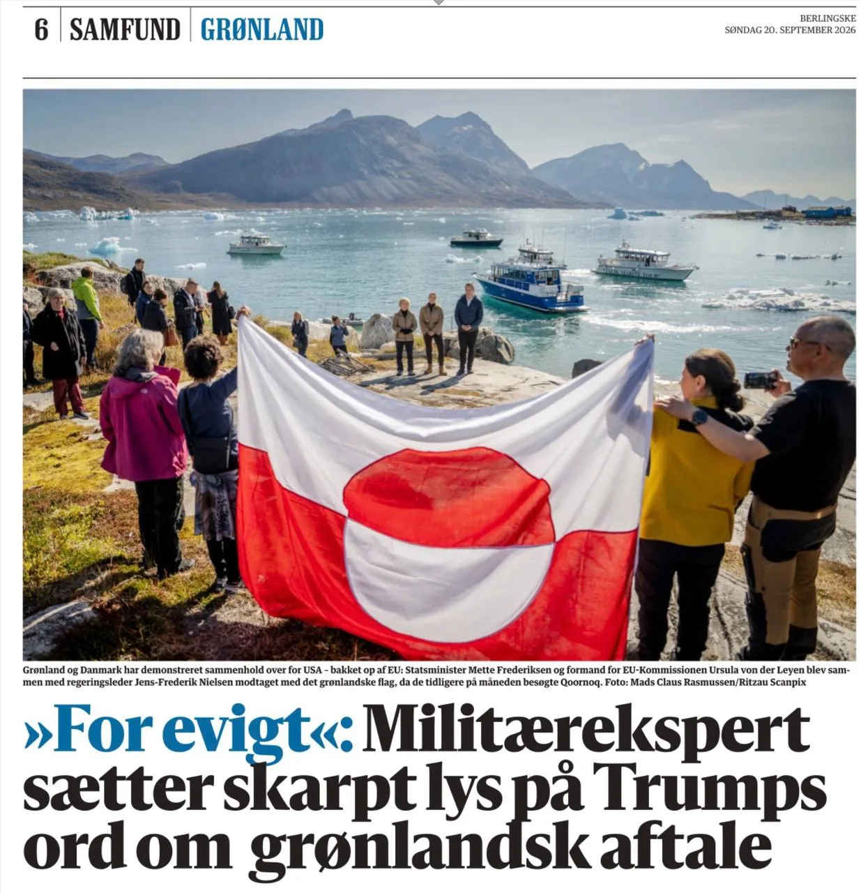 Датская Berlingske, разбирая пост Трампа по поводу судьбы Гренландии, сосредоточилась н...
