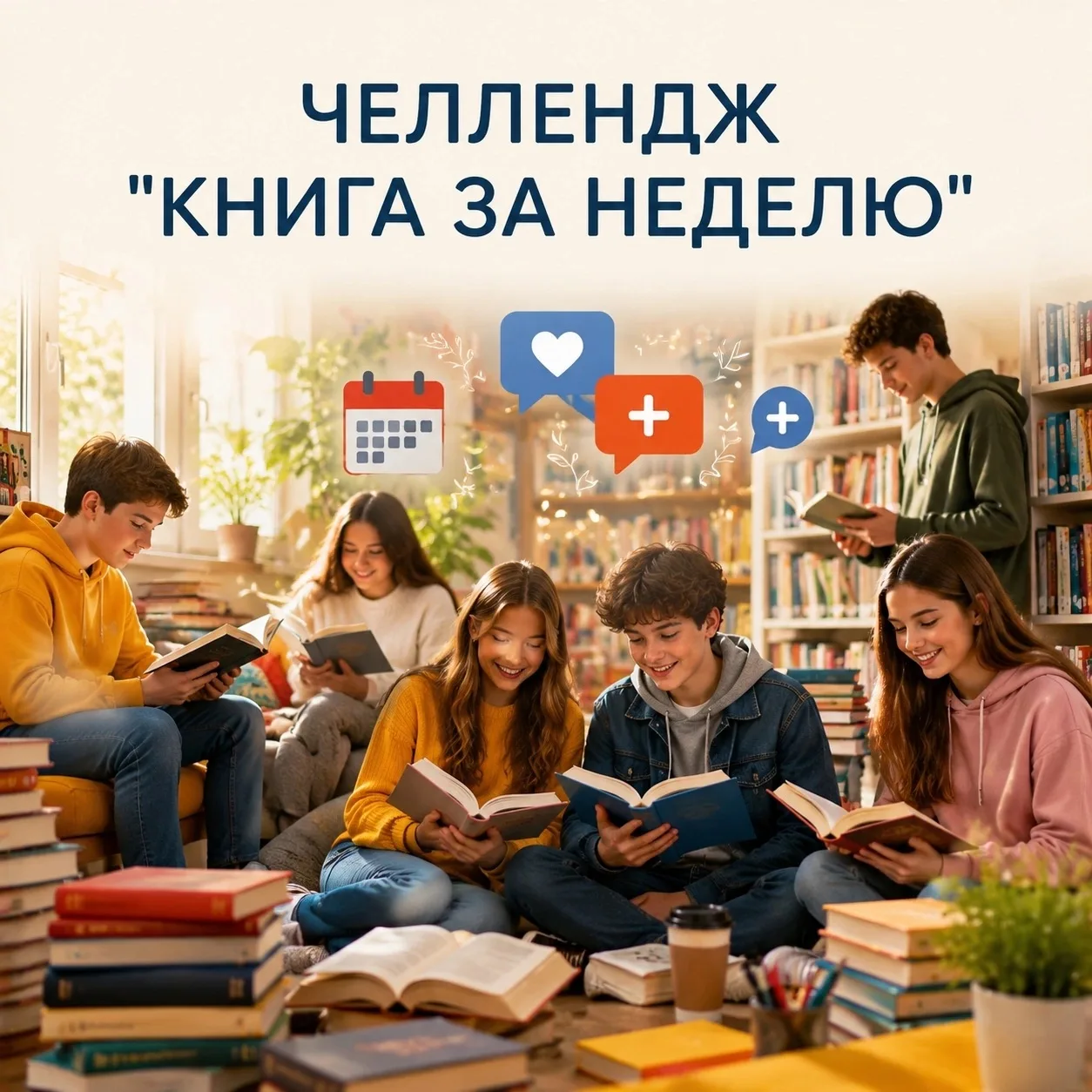📚 Челлендж «Книга за неделю»: превращаем каникулы в приключение!

☀Лето — это не только солнце, пля