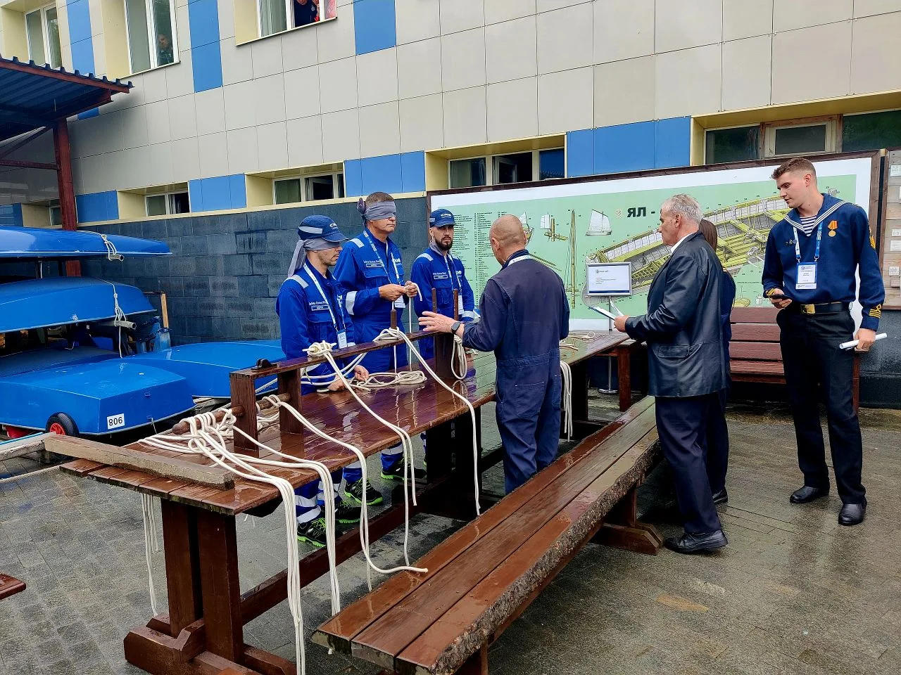 📸 Отчет о первом дне отраслевого конкурса мастерства морских профессий