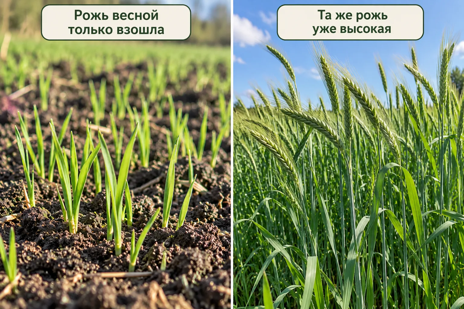 СИДЕРАТЫ🌱 Рожь как сидерат: полезная, но не самая простая.
