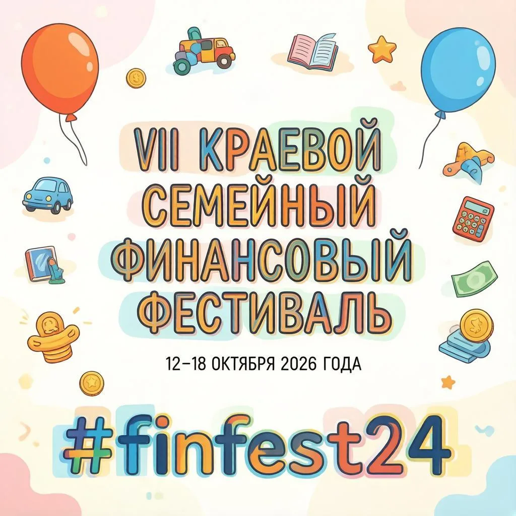 Приглашаем детей и родителей принять участие в VII Краевом семейном финансовом фестивал...