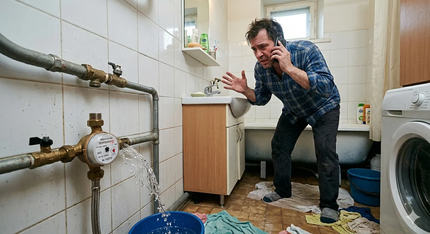 💦 Аварийная ситуация: Сильная течь воды и разрыв трубы водоснабжения или отопления, чт...