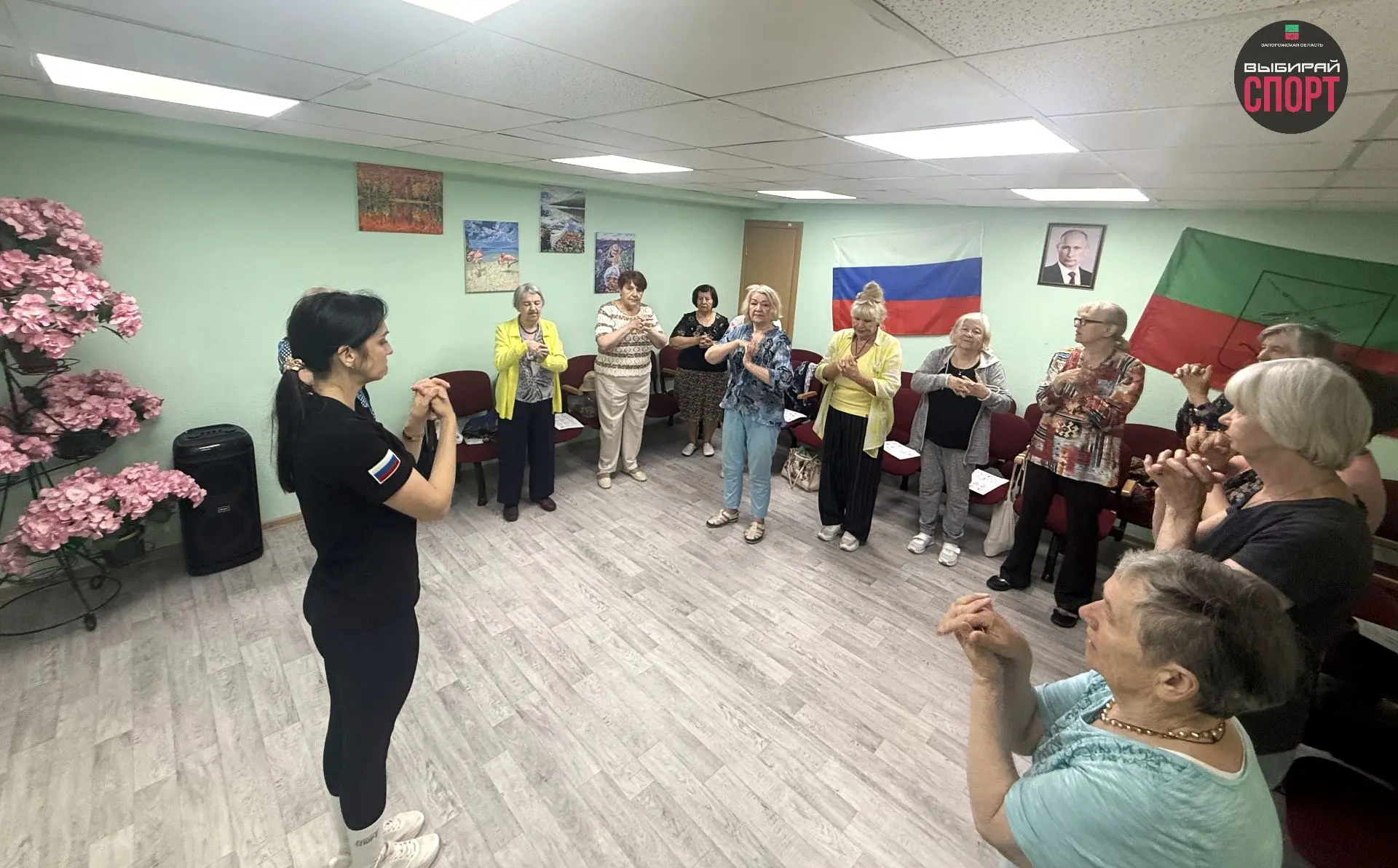 💪11 июня в Мелитополе сотрудники Спортивного комплекса «Южный» провели оздоровительное занятие для 